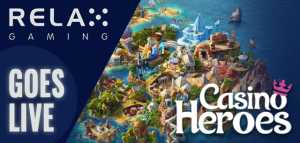 Relax Gaming Goes Live via Casino Heroes