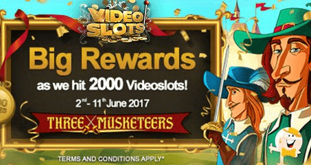 VideoSlots.com Becomes the Biggest Online Casino with 2,000 Games