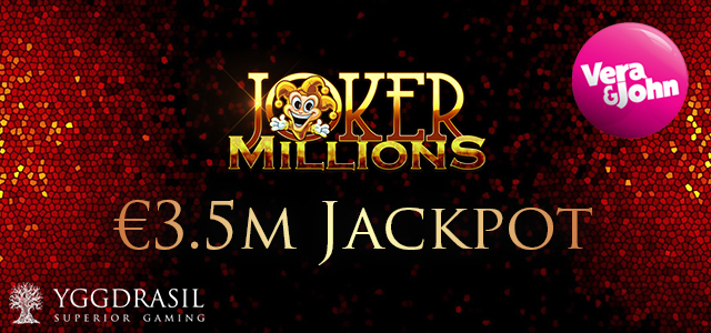 Yggdrasil’s Joker Millions Pays Out Major Jackpot to the Lucky Player at Vera&john