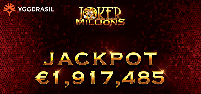 Joker Millions Slot Makes Another Millionaire