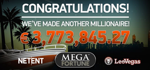 New Millionaire Made: Mega Fortune Awards New Impressive Jackpot