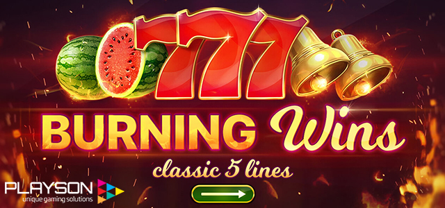 Burning Wins Slot by Playson is Already Live