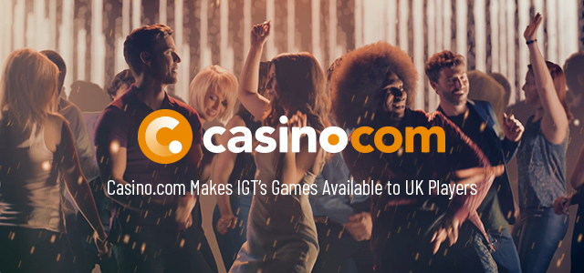 Casino.com Makes IGT Games Available to UK Players