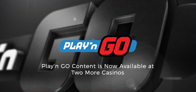 Play’n GO Content is Now Available at Two More Casinos