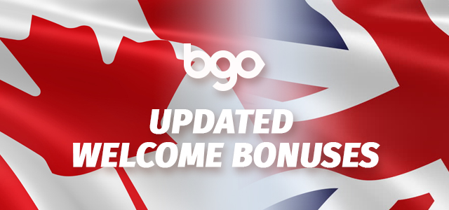 BGO Updates Welcome Bonuses for Canada and the UK