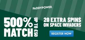New Welcome Bonus for the UK and Ireland at Paddy Power Casino