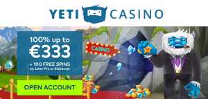 New at Yeti Casino: French Language and Welcome Bonus