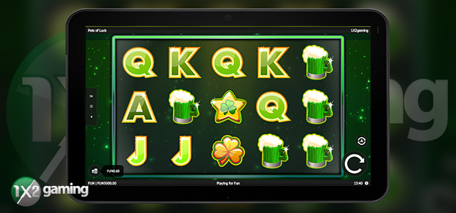 1x2 Gaming Invites Players to Enjoy Irish Charms with New Pots of Luck Slot