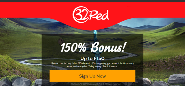 32Red Casino Introduces New Welcome Offer